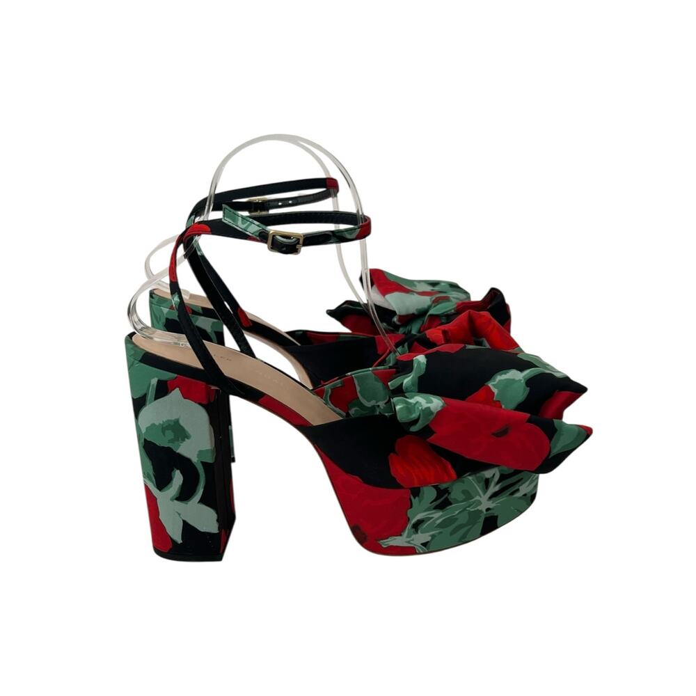 Loeffler Randall Kiki Platform Bow Heel Sandals Size 9 - Picture 2 of 12